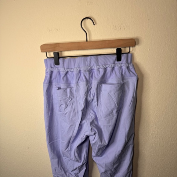 Lululemon Dance Studio Mid Rise Pants Women's Size 10 Blue Periwinkle Athleisure - Picture 4 of 5
